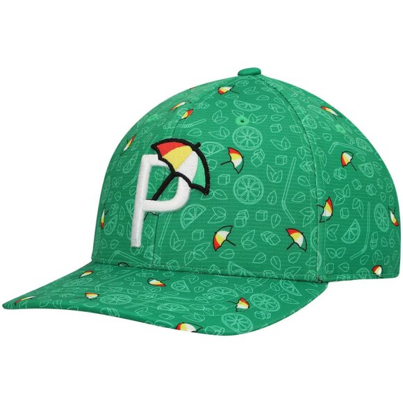 PUMA Arnold Palmer Green Umbrella Snapback Hat NWT OSFA - Picture 4 of 8